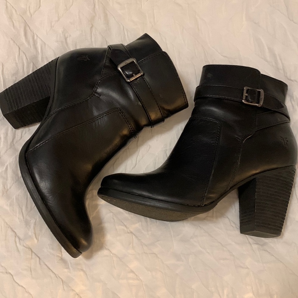 Frye Womens Patty Riding Ankle Bootie Black Size 9.5